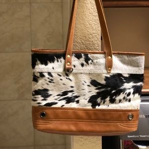 Myra Bag Cow Hair Purse